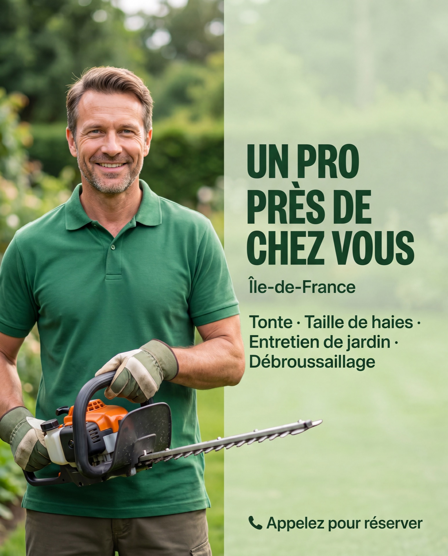 Jardin paysager français haut de gamme — JSM Jardinage Paris
